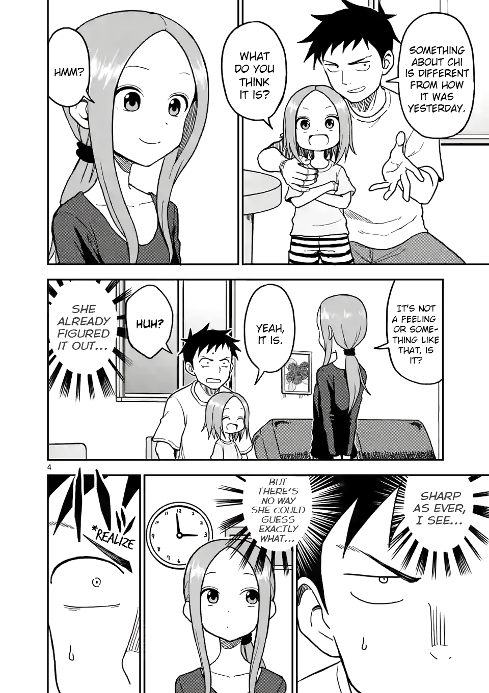 Karakai Jouzu no (Moto) Takagi-san Chapter 107 4